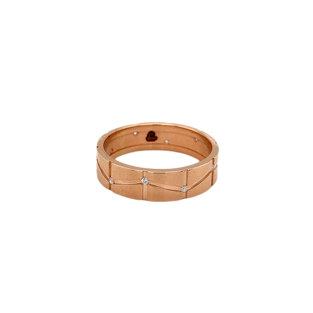 18kt Fancy Band Gold Ring