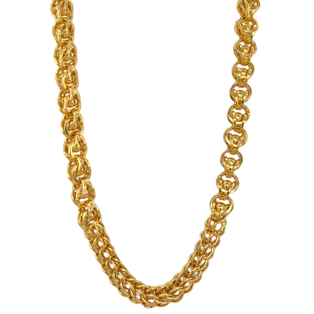 18kt Fancy Gold Chain