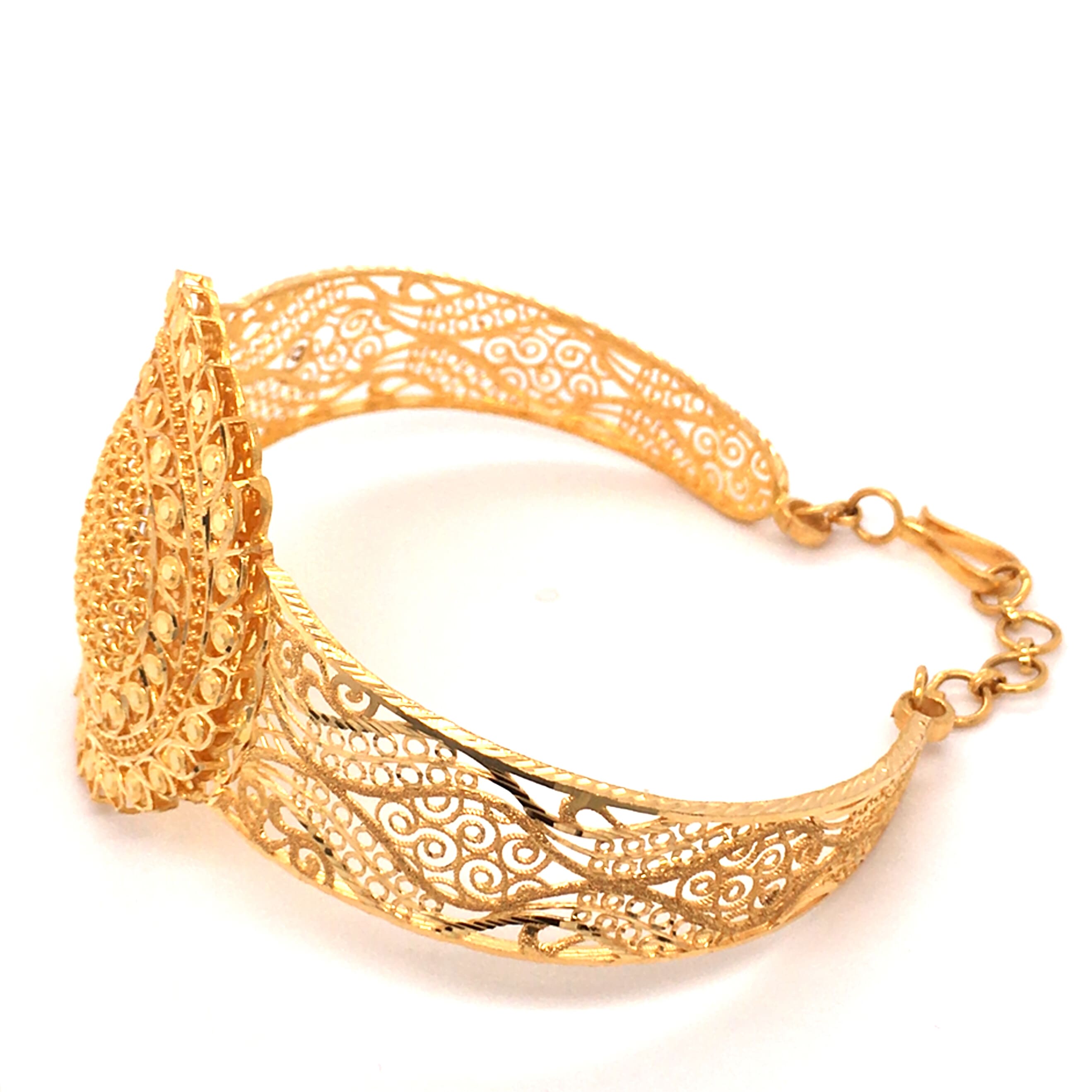 Fancy 22kt Gold Bracelet